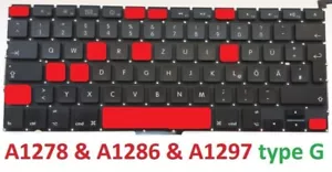 Keyboard key + hinge Type G for Unibody Apple MacBook MacBook Pro 2008 - 2012 - Picture 1 of 3