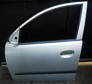 HYUNDAI I10 08-09-10-11-12 PASSENGER SIDE FRONT BARE DOOR SHELL IN SILVER - Picture 1 of 1