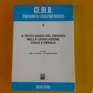 STUDI DI DIRITTO E LEGISLAZIONE BANCARIA-RICICLAGGIO DEL DENARO-CIVILE E PENALE - Picture 1 of 6
