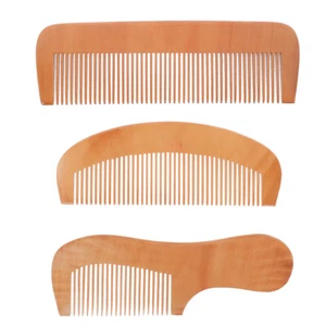 3 Pcs Kamm Aus Mahagoni Schlag Glatte Rückenbürste Für Haare - Bild 1 von 12