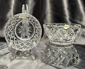 Lenox Diamond~Full Lead Crystal~Diamond Cut Bowls~Set Of 3~W/Sticker - Picture 1 of 15