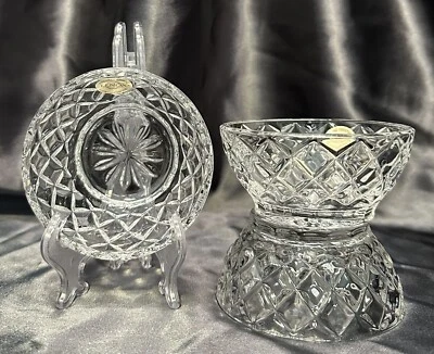 Lenox Diamond~Full Lead Crystal~Diamond Cut Bowls~Set Of 3~W/Sticker - Image 1 of 4