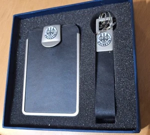 Beretta Cardholder and Key Fob In Gift Box - Picture 1 of 10