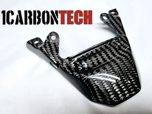 2019-2020-2021-2022-2023-2024 KAWASAKI ZX-6R ZX-636 REAL CARBON FIBER TAIL TRIM - Picture 1 of 6