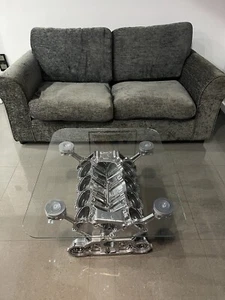 LMP1 LeMans Race Engine Block Coffee Table - Picture 1 of 12