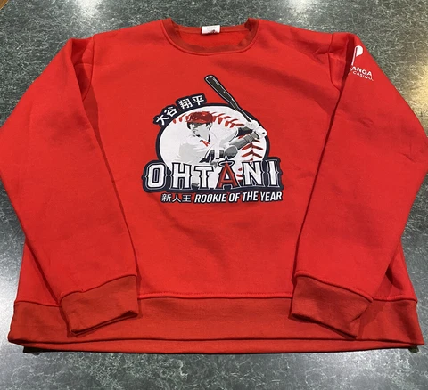 Shohei Ohtani Sweatshirt SGA 4/30/19 Los Angeles Angels Rookie of The Year Sz XL Cover