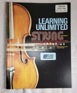 LEARNING UNLIMITED STRING PROGRAM CELLO Level 1 Music Beginer Orchestra 1975 New - Picture 1 of 10