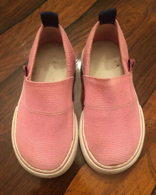Polo Ralph Lauren Little Girls Pink Slip On Sneakers Size 6 - Image 1 of 4