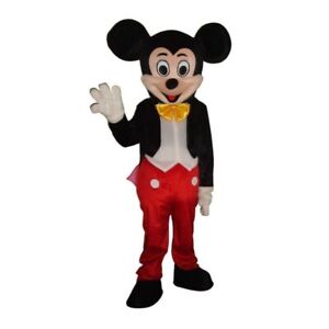 【Top Sale】Hot Mickey Mouse Mascot Costume Adult Size Party Dress Suit Halloween