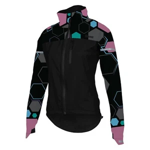women Cycling Jacket Hooded Waterproof High Visibility Casual Running Top - Picture 1 of 3