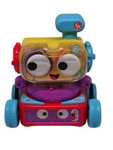 Fisher-Price 4-in-1-Entwicklungsroboter Baby und Kind Licht Musik Lerninhalte - Bild 1 von 6