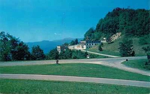 Postkarte North Carolina Skyline Motor Hotel in der Nähe von Spruce Pine unbenutzt - Bild 1 von 2