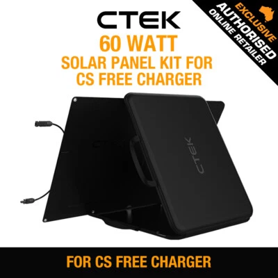 CTEK SOLAR PANEL CHARGE KIT for CS FREE 12V 20A Portable Smart Battery Charger - image 1 of 4