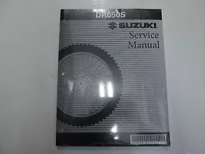 Suzuki DR650S Servicio Reparación Taller Tienda Manual OEM 99500-46011-03E - Imagen 1 de 4