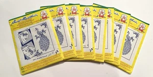 Lot 7 Aunt Martha’s Hot Iron Transfers #3297 Beautiful Peacock New Package NIP - Picture 1 of 3
