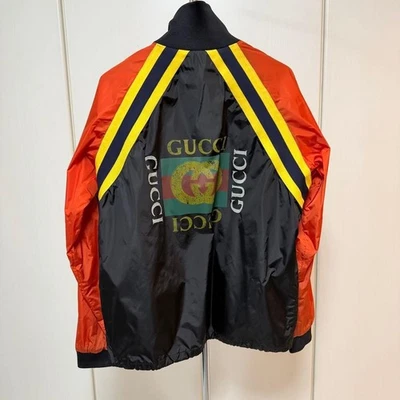 GUCCI Nylon Chaqueta naranja/Negro - Imagen 1 de 4