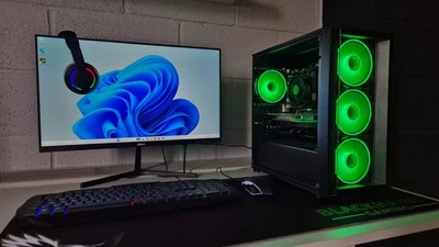 Gaming PC Bundle i7 Ryzen RTX 3050 / RTX 5060 32GB RAM 1TB SSD Windows 11 WiFi - Image 1 of 4