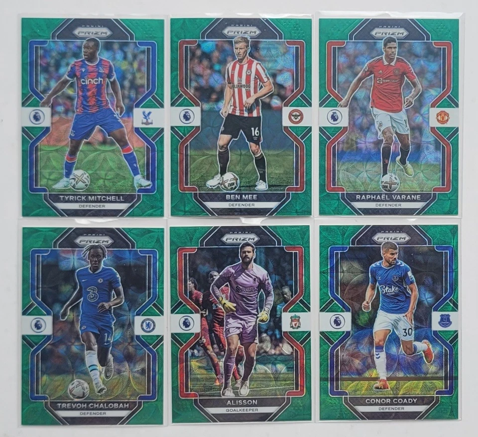 2022-23 Panini Prizm Premier League Base Prizms Choice Green /5 - singles - Image 1 of 1