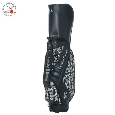 Psycho Bunny Golf Cart Bag Monogram 9 x 46in 4-way 3.2kg Divider 2025 New Navy - Image 1 of 4