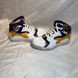 Nike Air Flight Huarache Lakers Collezione 2015 Taglia 9 - Foto 1 di 10