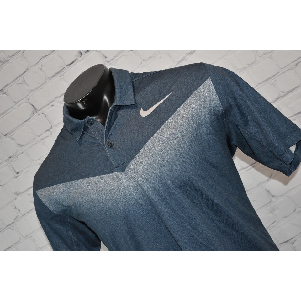 Camisa polo de golf Nike para hombre talla grande ajuste estándar rendimiento Dri-Fit poliéster Foto 1 de 4