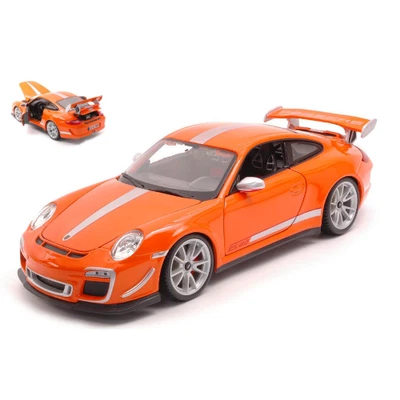 PORSCHE 911 GT3 RS 4.0 2012 ORANGE 1:18 Burago Auto Stradali Modellino Nuovo - Immagine 1 di 3