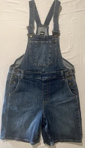 Lee Denim kurze Latzhose Damen Gr. S blau Jeans Trägerhose - Bild 1 von 10