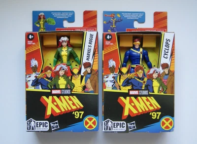 Marvel Epic Heroes X-Men 97 CYCLOPS y ROGUE ¡Lote de 2 figuras de acción! Foto 1 de 4