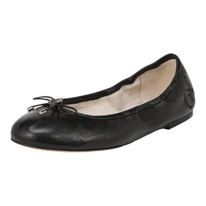 Sam Edelman Felicia Ballet Pisos Cuero Negro Detalle Lazo Mujer Talla 6.5 Nuevo en Caja - Imagen 1 de 11