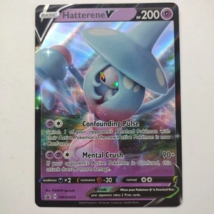 Hatterene V SWSH: Sword & Shield Promo Cards #SWSH055 Pokemon NM+ - Picture 1 of 2