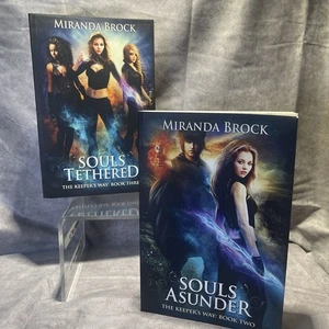 Souls Asunder & Souls Tethered by Miranda Brock (English) Paperback Book Set 2 - Picture 1 of 6