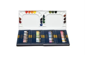 Gold Water Color Palette Set 36 Colors - Picture 1 of 4
