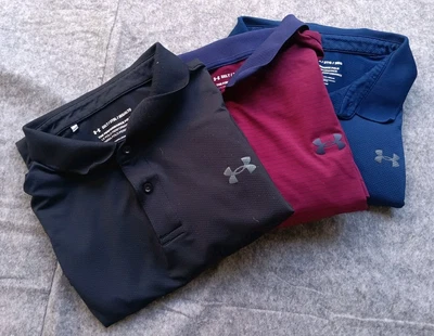 Under Armour Hombres Performance Golf Calce Suelto Tecnología Polo Talla 3XLT Lote de 3 Foto 1 de 4