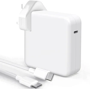 87W USB C Power Adapter Charger Replacement for MacBook Pro 15 14 A1707 A1719 UK - Picture 1 of 6