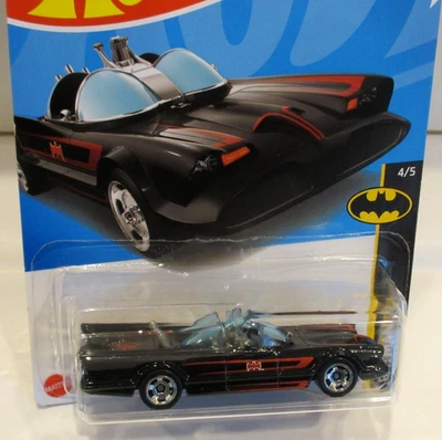 HOT WHEELS BATMAN ~  '66 TV SERIES BATMOBILE ~ MOC ~ - Image 1 of 4