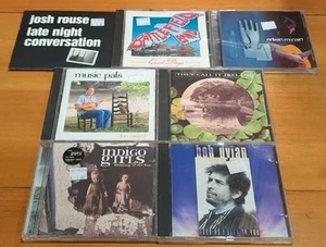 Lot 7 Folk CD's: Bob Dylan, Indigo Girls, Josh Rouse, Battlefield Band VERY GOOD - Picture 1 of 2