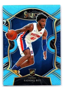 Panini Select #79 Saddiq Bey 2020-21 azul claro Prizm Rookie RC/299 - Imagen 1 de 2