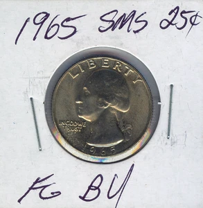 1965 Washington Quarter SMS - Picture 1 of 2