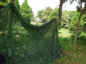 2x3m Army Green Military Surplus Camouflage Netting Camo Net for Hunting Camping - Picture 1 of 8