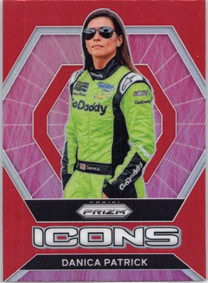 2022 Prizm Racing Danica Patrick Icons Red Prizm Nascar - Image 1 of 2