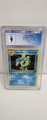 Pokemon 2016 XY Evolutions Gyarados Holo 34/108 Cgc 9Mint Card - Image 1 of 2