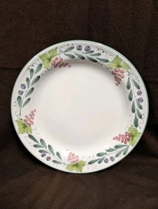 Italian Ceramica Grapes - Chop Plate - Hand Painted Fortebraccio - Excellent - Picture 1 of 4