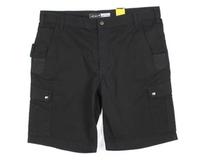 Pantaloncini da lavoro Carhartt uomo robusti flessibili relaxed ripstop cargo 40 x 11" cuciture interne neri - Foto 1 di 5