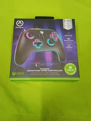 PowerA Advantage Wired Controller for Xbox Series X|S with Lumectra – Black - Image 1 of 4