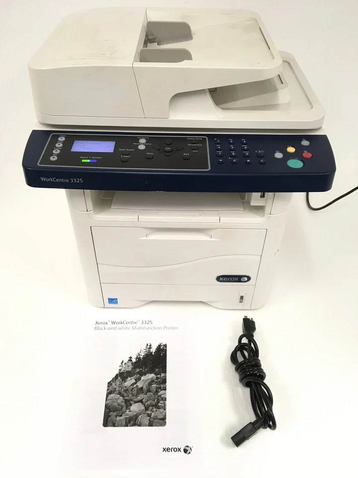 Xerox WorkCentre 3325 Multifunction Printer w/ Duplex, Toner, 66K Pages FREESHIP - Image 1 of 4