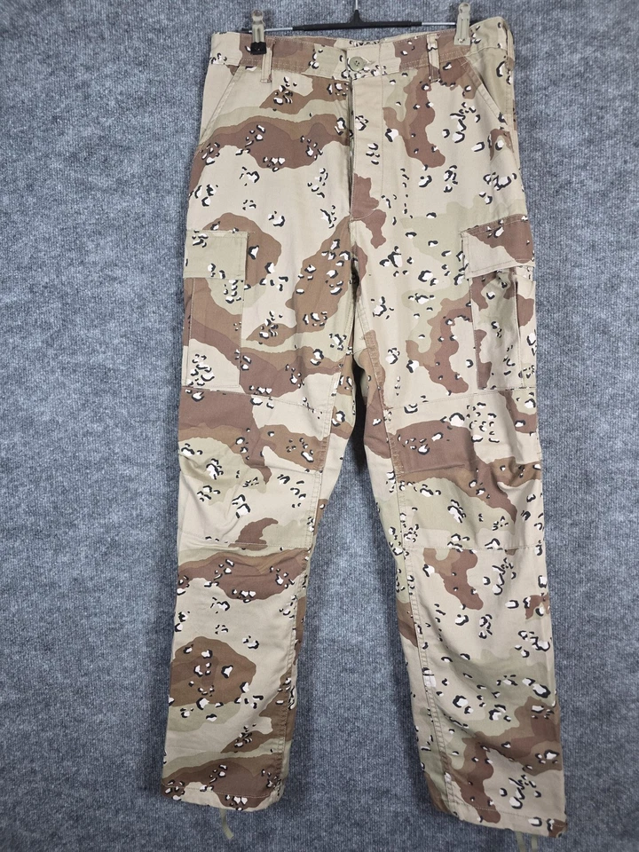 Pantalones Rothco Para Hombres Pequeños Regular Desierto Camuflados BDU Tácticos Carga Militar Foto 1 de 4