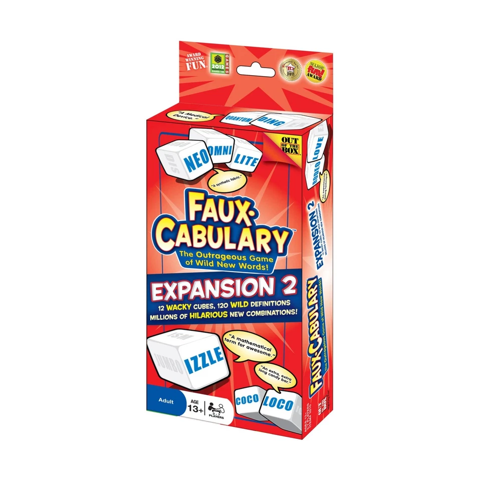 Out of the Box Boardgame Faux-Cabulary Expansion #2 Box VG+/NM - Image 1 of 1
