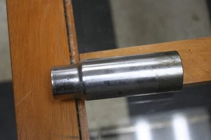CHEVY SMALL BLOCK MANAFOILD Oil Fill Tube and Breather Press-In CHROME 4 1/2 " L - Picture 1 of 3