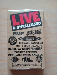 Various – Live & Unreleased music cassette new sealed 1991 - Picture 1 of 3