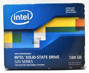 Intel 520 Series 180GB Solid-State Drive SSDSC2CW180A3K5 - Factory Sealed - Afbeelding 1 van 6